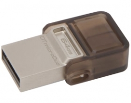 Kingston 64gb Dt Microduo Usb 3.0/ Micro Usb Otg Dtduo3/64gb