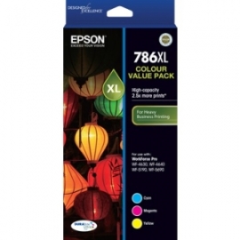 Epson High Capacity Durabrite Ultra 3 Ink Value Pack C13t787592