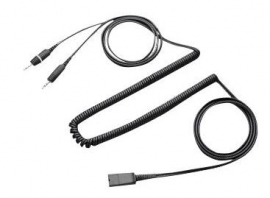 Plantronics Cable, Qd To Dual, 3.5mm Plugs 28959-01