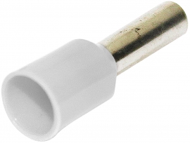 Bootlace Ferrule White 0.50mm² - 500 Pack 022.010.0082