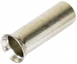 Un-Insulated bootlace Ferrule 6mm² - 50 Pack 022.010.0130