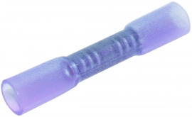 Heat Shrinkable Waterproof Pre-Insulated Blue Double Grip Butt Splices 1.5M² - 2.5mm² - 100 Pack 022.010.0135