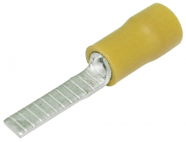 Flat Blade Yellow Long Double Grip 4mm² - 6mm² - 50 Pack 022.010.0144