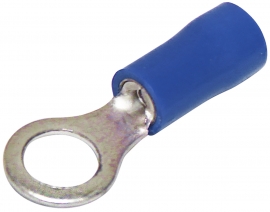 Ring Terminal Blue Double Grip 5mm Hole 1.5mm² - 2.5mm² - 100 Pack 022.010.0196