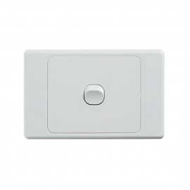 4C | Ultima 1 Gang Switch 250V 16AX - Horizontal 040.000.0067