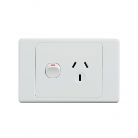 4C | Ultima Single Power Point 250V 10A - Horizontal