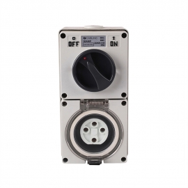 4C | Combination Switch socket 4Pin IP66 500V 20A