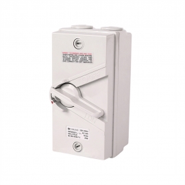 4C | Weatherproof Isolator 2 Pole IP66 250V 35A