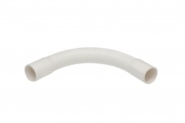 4C | 20mm Sweep Bend 90° White Medium Duty UV resistance