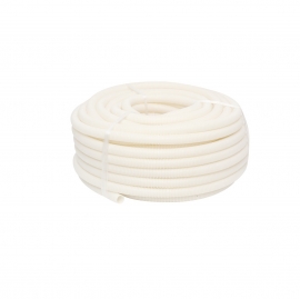 4C | 50mm Corrugated Conduit Medium Duty White 10 meter/roll