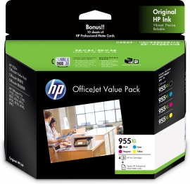Hp 955Xl Ovp Prof Inkjet Matte Cards 2Pd46A