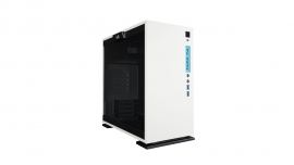 In Win 301 Micro-atx Case White Secc Tempered Glass Side Panel Gaming Chassis Only No Psu 301-white