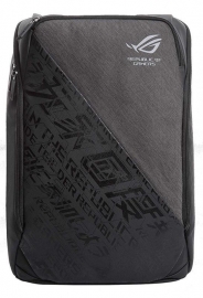 ASUS BP1502G ROG BACKPACK Black with Stylised Grey Design, Mesh Backrest, 300x460x145 With Notebook Compartment, Polyester, Water Repellent
