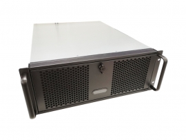 TGC Rack Mountable Server Chassis 4U 570mm Depth, 6x Ext 5.25' Bays, 4x Int 3.5' Bays, 8x Full Height PCIE Slots, ATX PSU/MB RM400