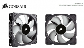 Corsair ML120 120mm Premium Magnetic Levitation PWM Fan 2020 Version, 5 Years Warranty