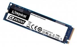 Kingston A2000 250GB M.2 NVMe PCIe SSD - 3D NAND 2000/1100MB/s 150/180K IOPS 150TBW XTS-AES 256-bit Encryption 2M hrs MTBF 5yr wty