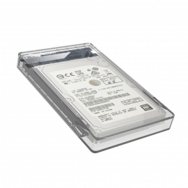 Simplecom SE203 Tool Free 2.5' SATA HDD SSD to USB 3.0 Hard Drive Enclosure - Clear Enclosure