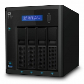 Western Digital My Cloud Pro PR4100 8TB NAS Pentium N3710 Quad-Core 4GB RAM RAID 3xUSB3.0 2xGbE LAN Auto Backup Sync 256 AES Encrypt Windows MAC