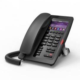 Fanvil H5 Hotel/ Office Enterprise IP Phone - 3.5' Colour Screen, 1 Line, 6 x Programmable Buttons, Dual 10/100 NIC, POE, 2 Years Warranty