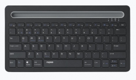 RAPOO XK100 Bluetooth Wireless Keyboard - Switch Between Multiple Devices, Ideal for Computer, Tablet and Smart Phone - For Windows, Mac, Andriod, iOS