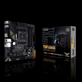 ASUS AMD B550 TUF GAMING B550M-PLUS (Ryzen AM4) mATX Gaming MB, PCIe 4.0, Dual M.2, 10 DrMOS Power Stages, 2.5Gb LAN, HDMI, DP