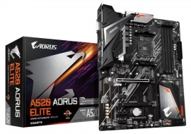 Gigabyte A520 AORUS ELITE AMD ATX MB 4xDDR4 1xM.2 PCIE3.0 1xHDMI 1xDVI