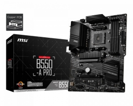 MSI B550-A PRO AM4 ATX MB 4xDDR4 2xPCIE 2xM.2 HDMI DP RAID LAN TPM 6xSATAIII 2xUSB3.2 8xUSB2.0