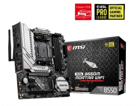 MSI MAG B550M MORTAR WIFI AM4 M-ATX MB 4xDDR4 4xPCIE 2xM.2 DP HDMI RAID LAN 6xSATAIII 2xUSB3.2 6xUSB2.0