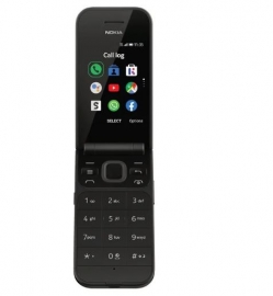 Nokia 2720 4G Flip Phone Black - 2.8' Screen, 4GB RAM, Qualcomm 205, 512MB RAM, Excellent Durability And Timeless Design,1500 mAh battery