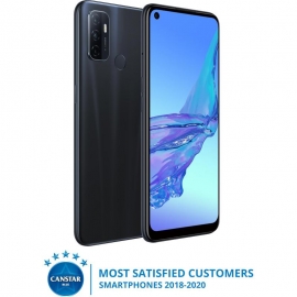 Oppo A53 64GB Electric Black - 6.5' HD+ LED Screen, Qualcomm SM4250 Processor, Dual Sim, 4GB RAM, Tri-Camera, 18W Fast Charging, 5000mAh battery