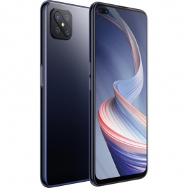 OPPO Reno4 Z 5G 128GB Ink Black- 6.5' Diagonal Display, MTK MT6873 Processor, RAM 8GB, Dual Front Lenses, 18W Fast Charging, 4000mAh battery