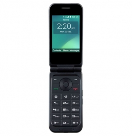 Telstra Flip 3 (Z2335T) 4GX with External RF Port Black- TELSTRA BLUE TICK - 2.8' Screen SIze, 2MP Camera, 4GB Memory, 2MP Camera, 1600mAh Battery