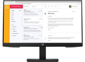 HP P24H G4 23.8 INCH IPS LED 1920 X 1080 60HZ FHD 16:9 5MS 178 H/V VIEW ANGLE TILT SWIVEL HEIGHT AJUST VESA MOUNT-100 VGA DP HDMI MONITOR