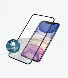 PANZER IPHONE 11/XR GLASS SCREEN PROTECTOR- FULL FRAME COVERAGE, ROUNDED EDGES, CRYSTAL CLEAR, 100% TOUCH PRESERVATION