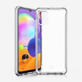 ITSKINS Spectrum 2M Drop Case - Samsung Galaxy A31 Clear/ Transparent- Stay Protected, Slim & Protective, Raised Corners, Drop Certified