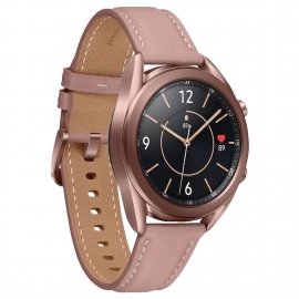 Samsung Galaxy Watch3 Bluetooth (41mm) Mystic Bronze -1.2' Super AMOLED Display,1.15GHz Dual Core CPU, Tizen OS, 8GB Memory,1GB RAM, 340mAh Battery