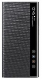 SAMSUNG GALAXY NOTE20 ULTRA CLEAR VIEW COVER BLACK - Cover protection, Control through the cover, Sleek stripe down the front