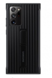 Samsung Galaxy Note20 Ultra Protective Standing Cover- Black, MIL-STD-810G Protection, Two built-in kickstands with 45 or 60 degrees for a comfortable