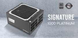 Antec Signature 1000w 80+Platinum Fully Modular, FDB 135mm Fan, Zero RPM, Phase Wave Design, OC-LINK, Server Grade, 10 years warranty.
