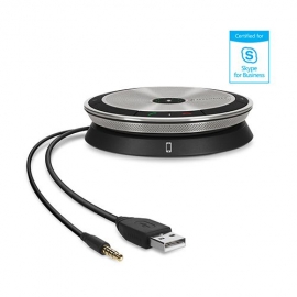 EPOS I Sennhesier EXPAND SP20 Conference Speaker, USB and 3.5mm Connections, 2.5 Hour Charge, 20 Hour Talk, Skype for Business Certified