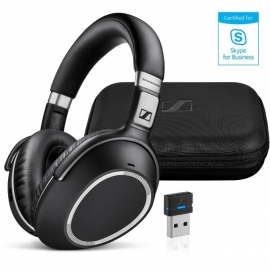 Sennheiser MB660 Active noise Cancelling Bluetooth headset with UC dongle for dual pairing; Skype for Business certified.