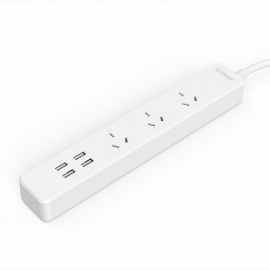 ORICO OSC-3A4U (3 AC Outlets with 4 Smart Charging USB Ports Surge Protector)