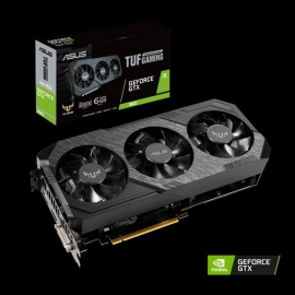 ASUS nVidia TUF 3-GTX1660-A6G-GAMING GeForce GTX1660 Advanced Edition 6GB GDDR5 1830 Boost Non-RGB