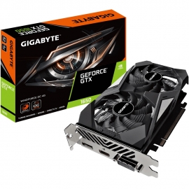 Gigabyte nVidia GeForce GTX 1650 D6 WINDFORCE OC 4G rev. GDDR6 2.0 PCI-E 3.0 x 16 7?680x4320@60Hz 1xDP 1xHDMI 1xDVI-D