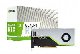 NVidia Quadro RTX4000 PCIe Workstation Card 8GB GDDR6 3xDP1.4 5K 4x4096x2160@120Hz 1xVirtualLink 256-Bit 416GB/s 2304 Cuda 288 Tensor 36 RT ~P4000