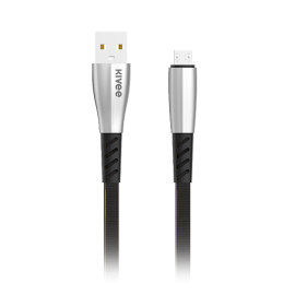 KIVEE CB103 Lightning Charging cable 1M Black/Silver