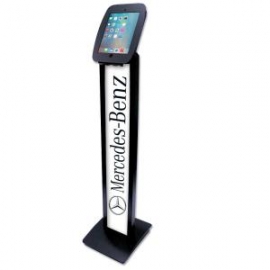 Compulocks Ipad Brandme Stand With Space Enclosure Black 140b224senb