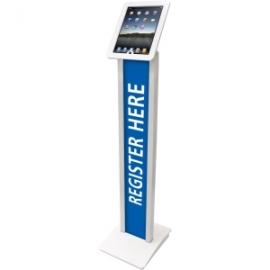 Compulocks Ipad Brandme Stand With Space Enclosure White 140w224senw
