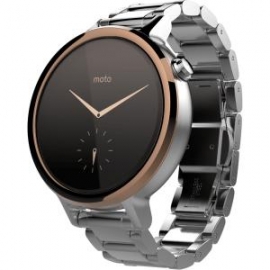 Motorola Moto 360 (2nd Generation) Silver Metal With Silver Band - Women's 42mm Ap3613at6y6