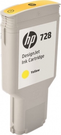Hp 728 300-ml Yellow Ink Crtg F9k15a